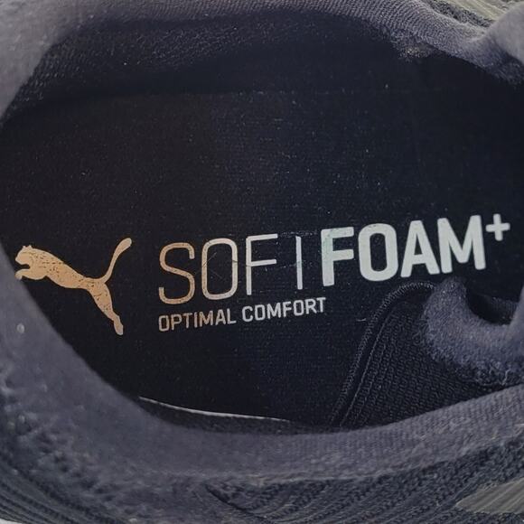 Puma Softride Fitness Running Sneaker Women's Size 8 Black White Softfoam Shoes - Picture 5 of 13